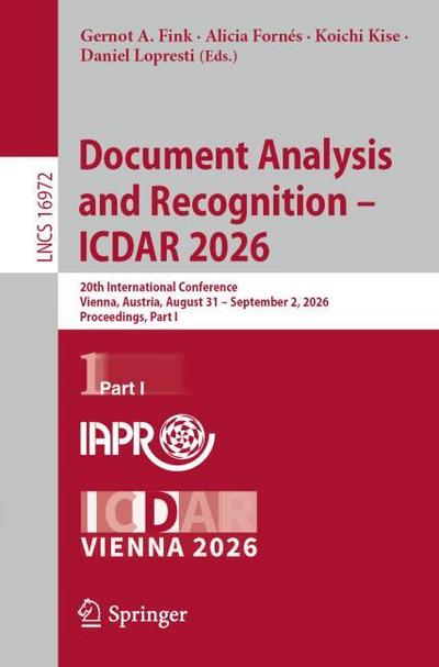 Document Analysis and Recognition - ICDAR 2026