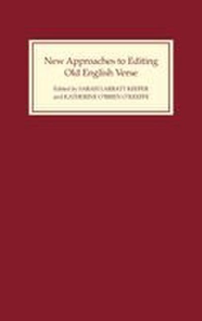 New Approaches to Editing Old English Verse
