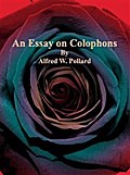 An Essay on Colophons
