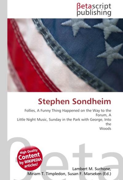 Stephen Sondheim - Lambert M Surhone