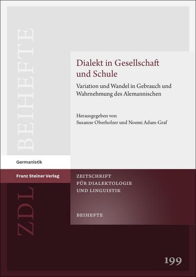 Dialekt in Gesellschaft und Schule