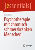 Psychotherapie mit chronisch schmerzkranken Mensch