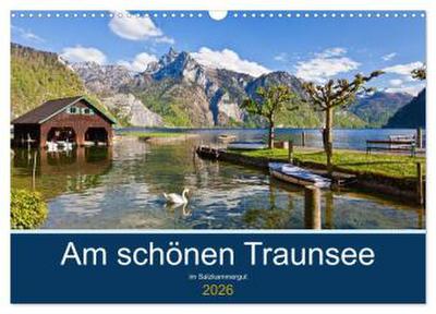 Am schönen Traunsee im Salzkammergut (Wandkalender 2026 DIN A3 quer), CALVENDO Monatskalender