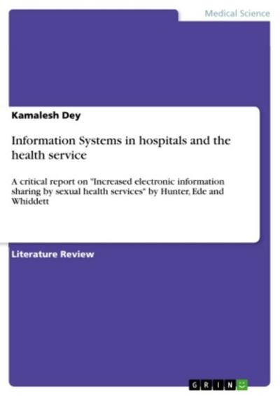 Information Systems in hospitals and the health service
