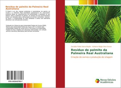 Resíduo de palmito da Palmeira Real Australiana