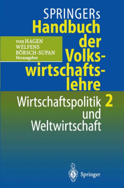 Springers Handbuch der Volkswirtschaftslehre 2