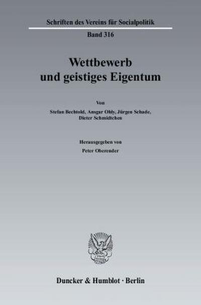 Wettbewerb und geistiges Eigentum.