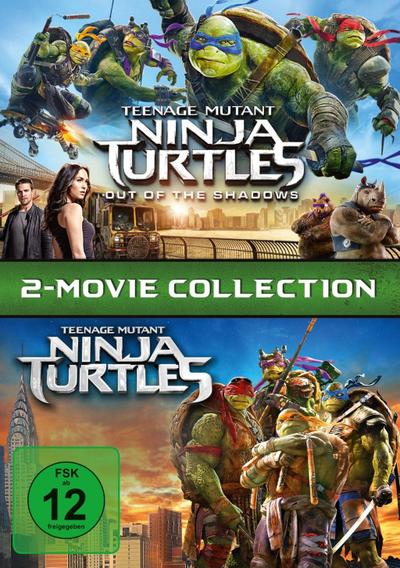 Teenage Mutant Ninja Turtles & Teenage Mutant Ninja Turtles 2 - Out of the Shadows DVD-Box