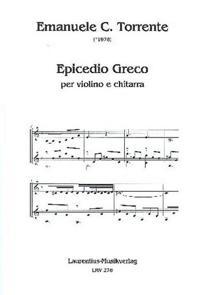 Epicedio Grecofür Violine und Gitarre
