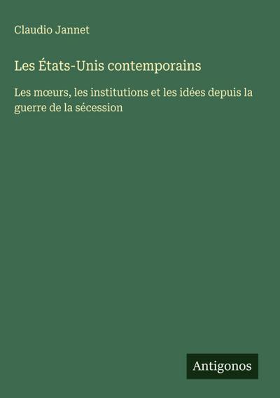 Les États-Unis contemporains
