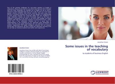 Some issues in the teaching of vocabulary