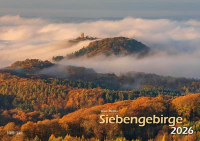 Siebengebirge 2026 Bildkalender A3 quer, spiralgebunden