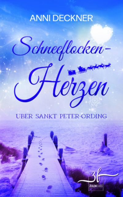 Schneeflockenherzen Ã¼ber Sankt Peter-Ording