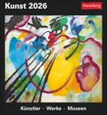 Kunst Tagesabreißkalender 2026 - Kulturkalender - Künstler, Werke, Museen