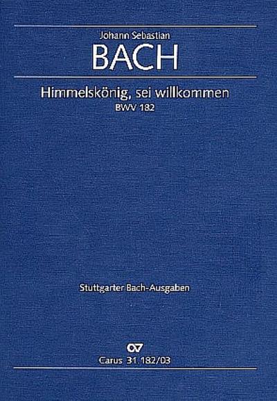 Himmelskönig, sei willkommen, Version in A (Klavierauszug)