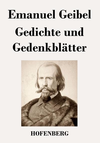Gedichte und Gedenkblätter
