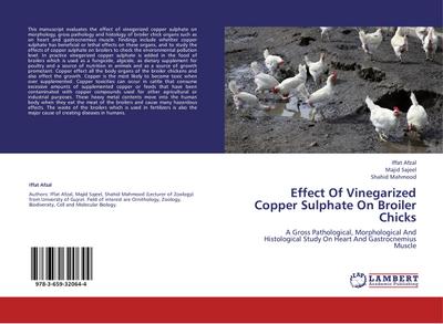 Effect Of Vinegarized Copper Sulphate On Broiler Chicks - Iffat Afzal