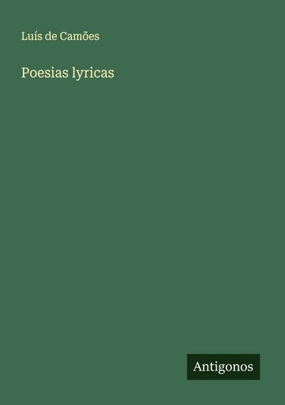 Poesias lyricas