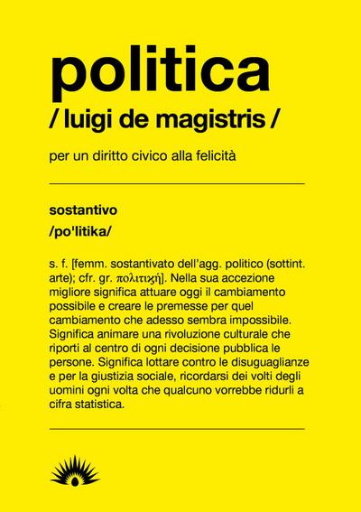 De Magistris, L: Politica