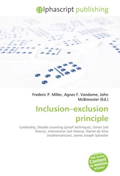 Inclusion exclusion principle - Frederic P. Miller