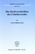 Die Strafvorschriften des Urheberrechts