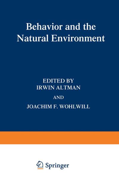 Behavior and the Natural Environment