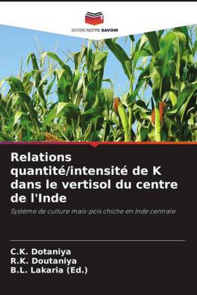 Relations quantité/intensité de K dans le vertisol du centre de l’Inde