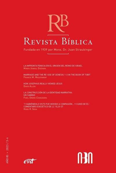 Revista Bíblica 2023/3-4 - Año 85
