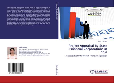 Project Appraisal by State Financial Corporations in India