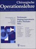 Chirurgische Operationslehre Peritoneum, Staging-Laparotomie, Leber, Pfortader, Milz
