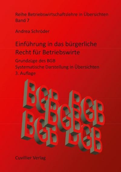 Einführung in das bürgerliche Recht für Betriebswirte