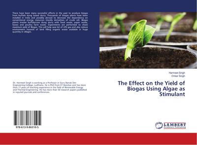 The Effect on the Yield of Biogas Using Algae as Stimulant