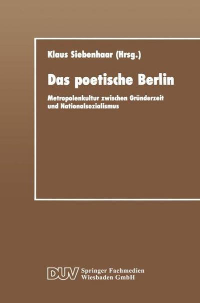 Das poetische Berlin