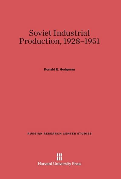 Soviet Industrial Production, 1928-1951