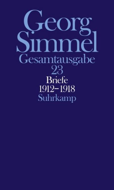 Gesamtausgabe Briefe 1912-1918, Jugendbriefe