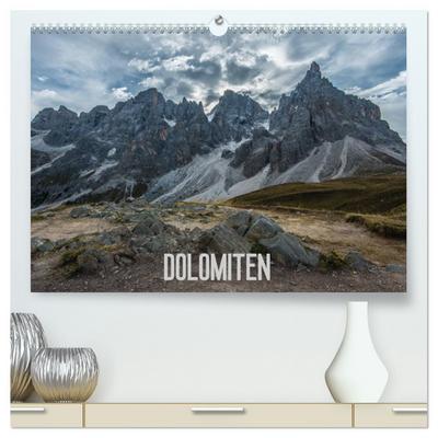Dolomiten (hochwertiger Premium Wandkalender 2024 DIN A2 quer), Kunstdruck in Hochglanz