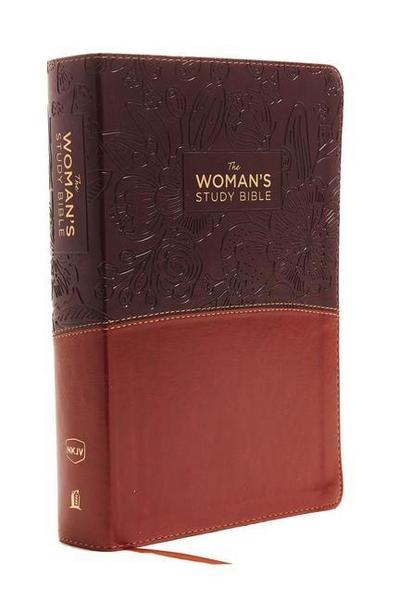 The NKJV, Woman’s Study Bible, Fully Revised, Imitation Leather, Brown/Burgundy, Full-Color