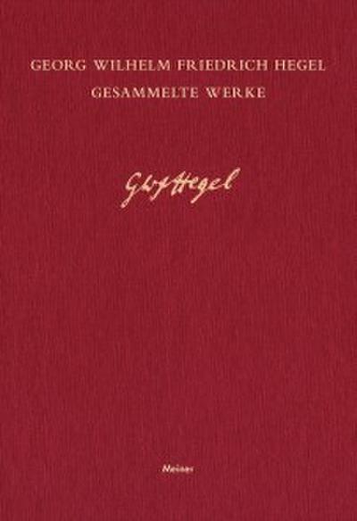 Gesammelte Werke / Vorlesungen über die Philosophie der Weltgeschichte IV