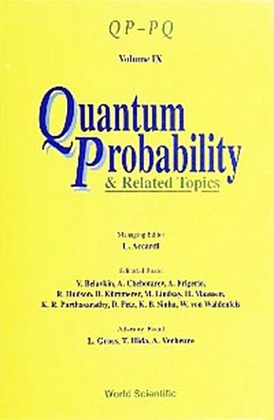 QUANTUM PROBABILITY & RELATED TOPICS