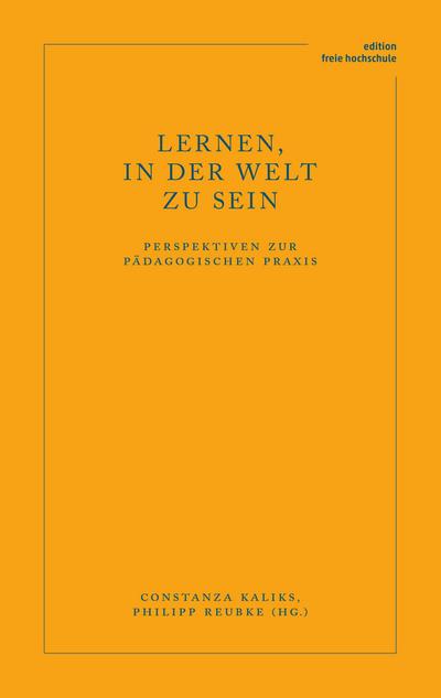 Lernen, in der Welt zu sein