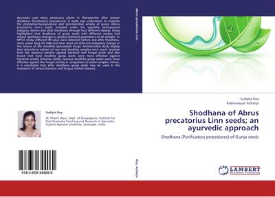 Shodhana of Abrus precatorius Linn seeds; an ayurvedic approach