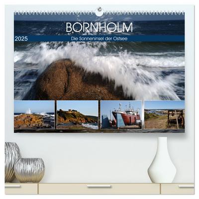 Bornholm - Sonneninsel der Ostsee (hochwertiger Premium Wandkalender 2025 DIN A2 quer), Kunstdruck in Hochglanz