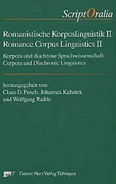 Romanistische Korpuslinguistik II/Romance Corpus Linguistics II