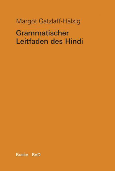 Grammatischer Leitfaden des Hindi