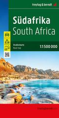 Südafrika, Straßenkarte, 1:1.500.000, freytag & berndt