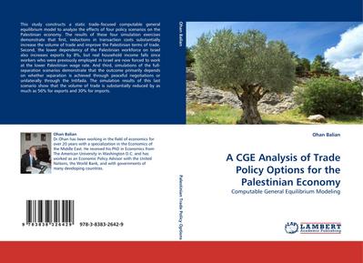 A CGE Analysis of Trade Policy Options for the Palestinian Economy