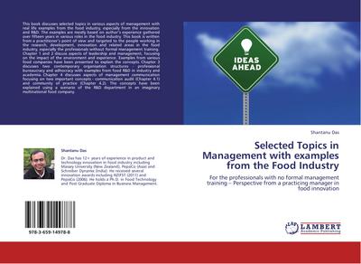 Selected Topics in Management with examples from the Food Industry