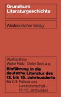 Einführung in die deutsche Literatur des 12.bis 16.Jahrhunderts