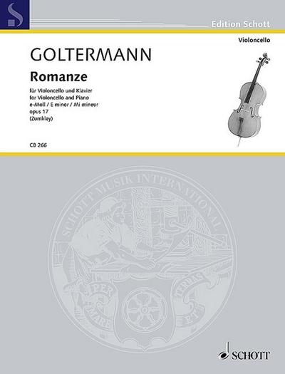 Romanze e-Moll op.17für Violoncello und klavier