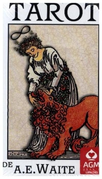 Tarot of A.E. Waite (Premium Edition, Standard, Portuguese), m. 1 Buch, m. 1 Beilage